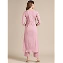 Women39s Crepe Embellished Straight Kurta Ethnic