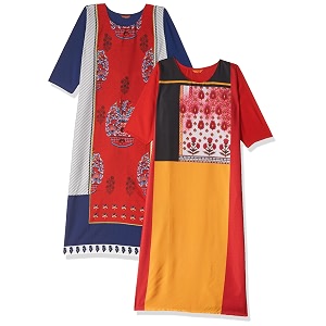 Womens Crepe Regular Kurta