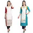 Women39s Crepe Regular Kurta