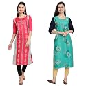Women39s Crepe Regular Kurta
