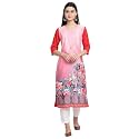 Women39s Crepe Regular Kurta