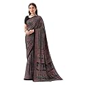 Women39s Crepe silk Floral Printed SareeSari With