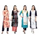Women39s Crepe Straight Kurta