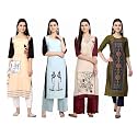 Women39s Crepe Straight Kurta