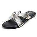 Women39s Cross Strap Slide Sandals Soft