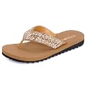 Women's Cushion Flip-Flops Orthotic Comfortable Yoga Mat Thong Sandals With Arch Support