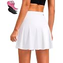 Women's Cycling Skirts 4D Padded Bike Shorts with Pockets High Waist Biking Skort for Road Mountain Bicycle Riding