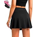 Women's Cycling Skirts 4D Padded Bike Shorts with Pockets High Waist Biking Skort for Road Mountain Bicycle Riding
