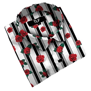 Womens DEZIER Mens Printed Regular Fit Shirt