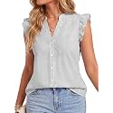 Women39s Dressy Striped V Neck Blouse