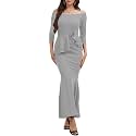 Women39s Elegant Formal Mermaid Maxi Dress Off