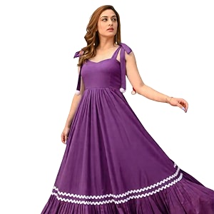 Womens Elegant Long Maxi Gown with Shoulder