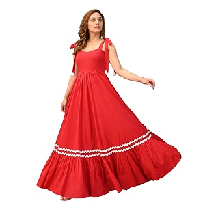 Womens Elegant Long Maxi Gown with Shoulder