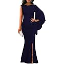 Women39s Elegant One Bell Sleeve Side Split