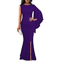 Women39s Elegant One Bell Sleeve Side Split