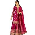 Women39s Ethnic Plazzo Suit Set with Kurta