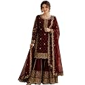 Women39s Ethnic Plazzo Suit Set with Kurta