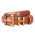 Women's Fashion Classic Metal Buckle Leather Belt with Jeans Dress