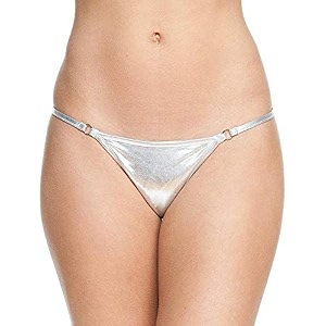 Womens Faux Leather Spandex G-Strings Pack
