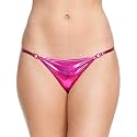 Women39s Faux Leather amp Spandex G-Strings Pack
