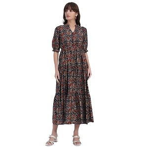 Womens Fit and Flare Dress I Pure
