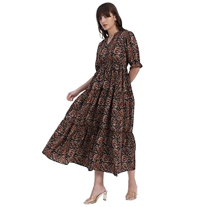 Womens Fit and Flare Dress I Pure