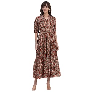 Womens Fit and Flare Dress I Pure