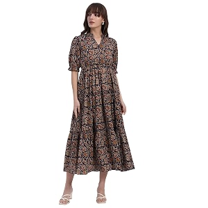 Womens Fit and Flare Dress I Pure
