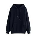 Women39s Fleece Fabric Zipper Hooded Jacket Loose