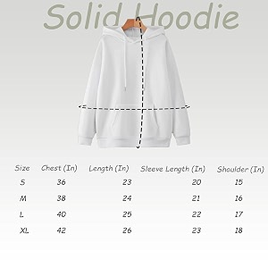 Womens Fleece Plain Hoodie