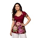 Women39s Floral Laila Cut Short Kurti Cotton