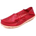Women39s Floral Leather Slipper Loafers Flat Shoes