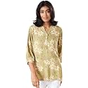 Women39s Floral Regular Fit Tunic Shirt