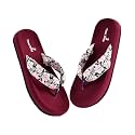 Women39s Geometric Print Flip Flops Memory Foam