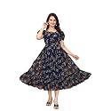Women39s Georgette Dresses Floral Printed One Piece