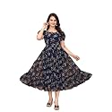 Women39s Georgette Dresses Floral Printed One Piece