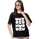Women39s Half Sleeve Oversize Tshirt Graphic Printed