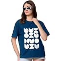 Women39s Half Sleeve Oversize Tshirt Graphic Printed