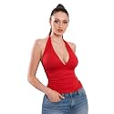 Women39s Halter Neck Sleeveless Top for Women