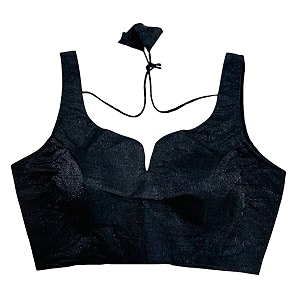Womens Heavy Phantom Silk Bollywood Style Sleeveless