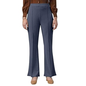 Womens High-Rise Straight Leg Trousers Relaxed Fit