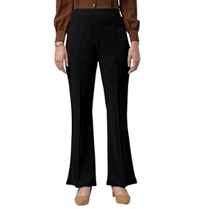 Womens High-Rise Straight Leg Trousers Relaxed Fit