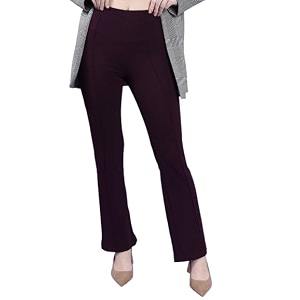 Womens High-Rise Straight Leg Trousers Relaxed Fit
