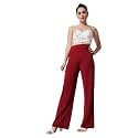 Women39s High-Rise Straight Leg Trousers Relaxed Fit