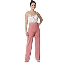 Women39s High-Rise Straight Leg Trousers Relaxed Fit