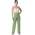 Women39s High-Rise Straight Leg Trousers Relaxed Fit