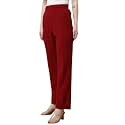 Women39s High-Rise Straight Leg Trousers Relaxed Fit