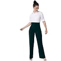 Women39s High-Rise Straight Leg Trousers Relaxed Fit