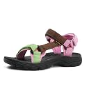 Women's Hiking Sport Sandals Water Outdoor Athletic Shoes With Arch Support Adjustable Velcro Beach Shoes