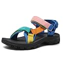Women's Hiking Sport Sandals Water Outdoor Athletic Shoes With Arch Support Adjustable Velcro Beach Shoes